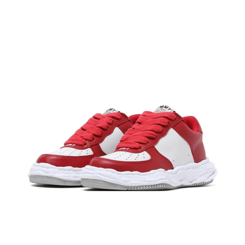 MIHARA YASUHIRO Wayne Low-Top Skateboard Shoes Unisex Red-2