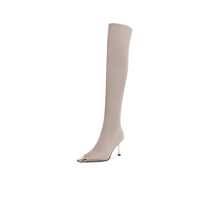 Shesrim Knee-high Boots 7.5cm Women's-5