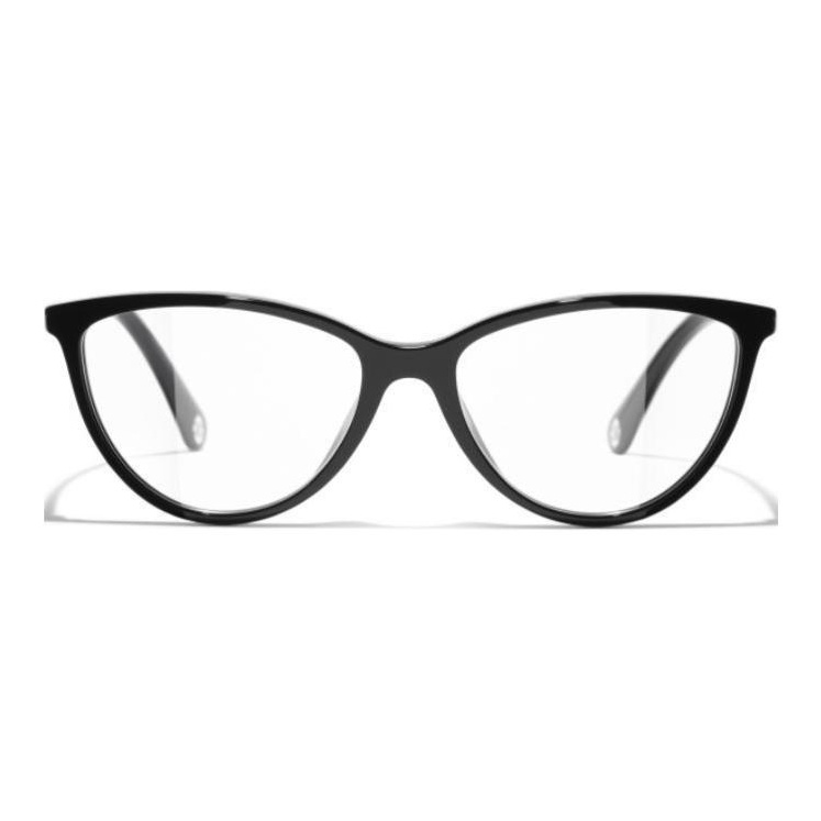 CHANEL Eyeglass Frames Unisex Black - POIZON