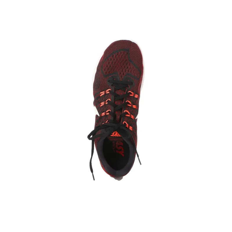 Nike LunarTempo Wear Resistant Low Top Running Shoes Men's Red Black-3