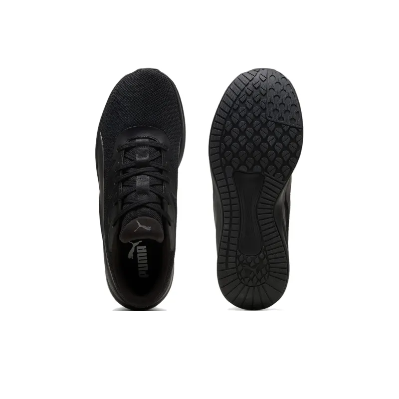 PUMA Night Runner V3 Anti Slip And Wear Resistant Support Low Top Casual Running Shoes Unisex Black-3