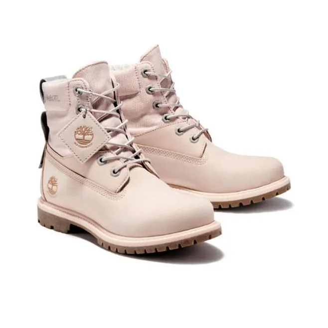 Timberland 6 Inch Premium ReBOTL Fabric And Leather Boot 'Pale Pink' Women's-1