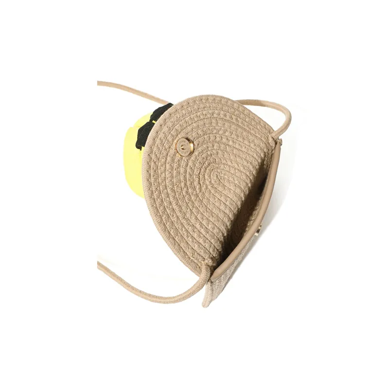 MASTER CANVAS Fabric Shoulder Bag Small Size Women's White Khaki-7