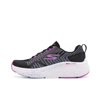 Skechers WOMEN'S GO Series Anti Slip And Wear Resistant Rebound Low Top Running Shoes Women's Black Purple