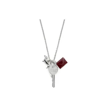 GUCCI FW24 TRADEMARK CHAIN NECKLACE WITH PENDANT