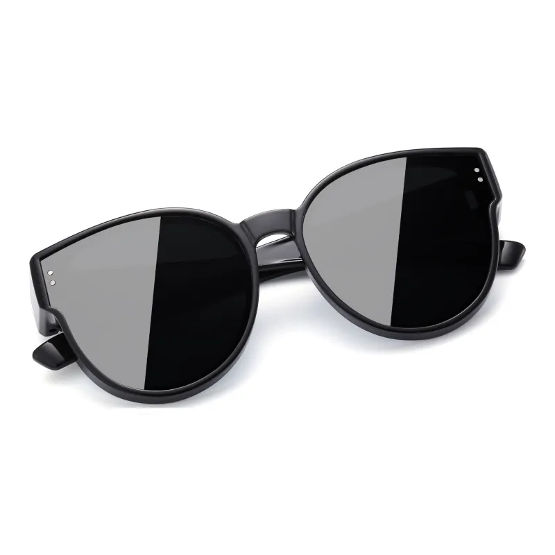 PULAIS TR/Memory Plastic Oval Sunglasses Women's-3