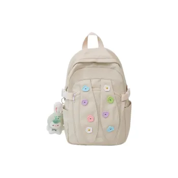 Huangmu Nylon Student Backpack Computer Backpack Regular Women's Multicolor