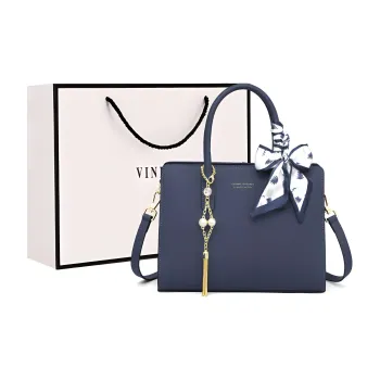VINEY Cow Leather Patchwork Synthetic Leather Shoulder Bag Crossbody Bag Handbag Mom Bag Large Size Women's Multicolor
