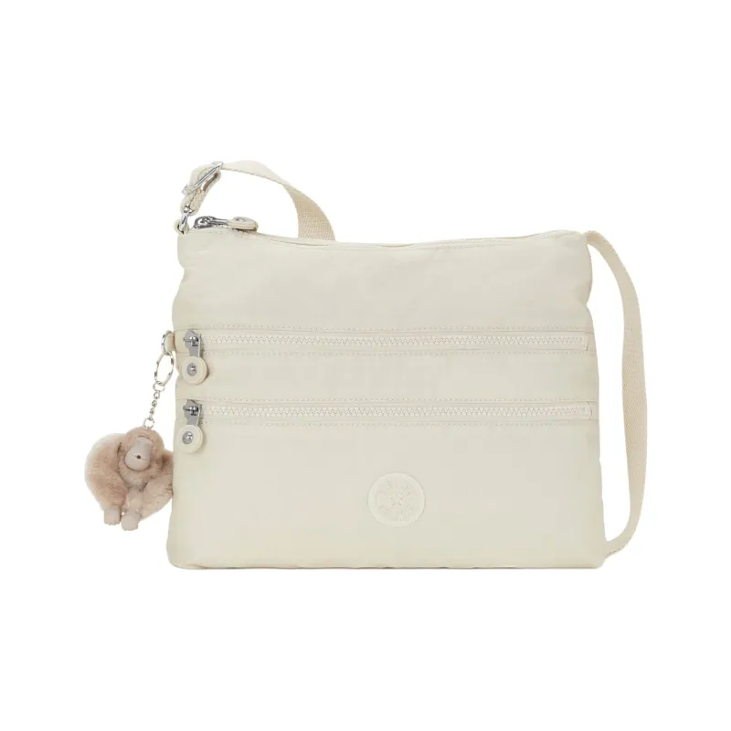 Kipling Polyamide Shoulder Bag, Crossbody Bag Women's Beige-0