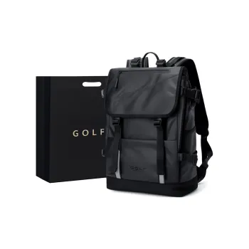 GOLF Fabric Backpack Large Size Men's Black