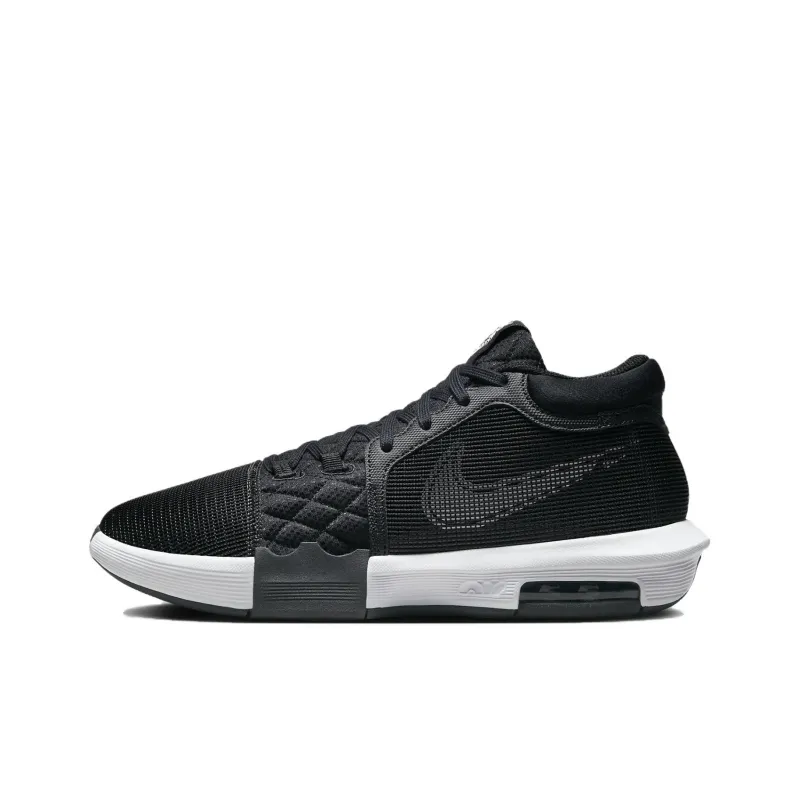 Nike Witness 8 Anti Slip Wear Resistant Low Top Basketball Shoes Unisex Black-0