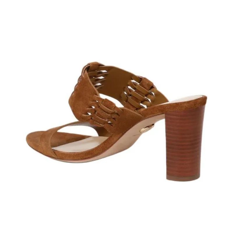 VERONICA BEARD Slide Slippers 7.5cm Women's Brown-3