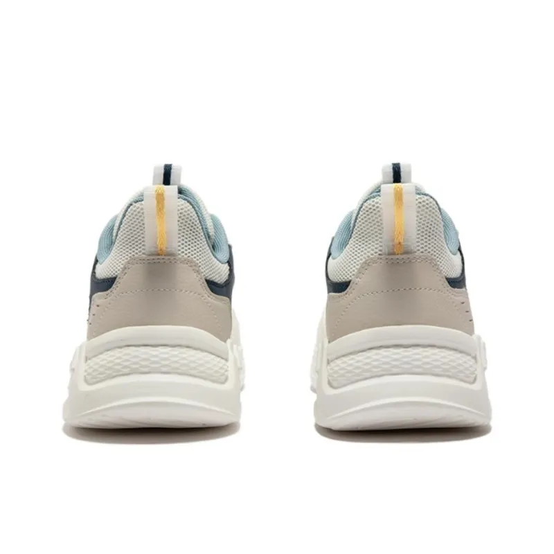 361° Life Collection Non slip Lightweight Low Top Casual Running Shoes Men's White Blue-3