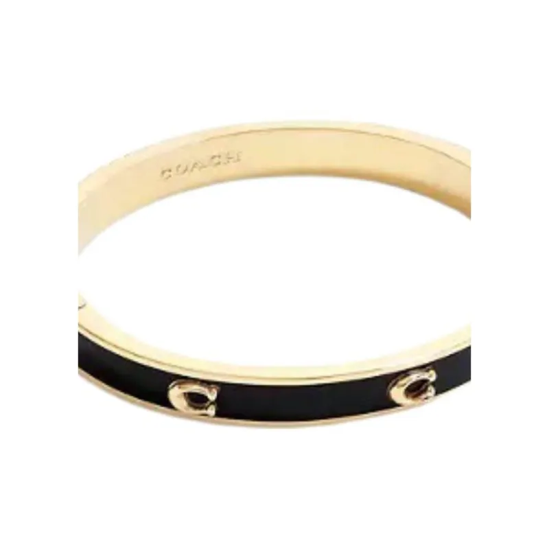 COACH Metal Bangles Unisex Gold-2