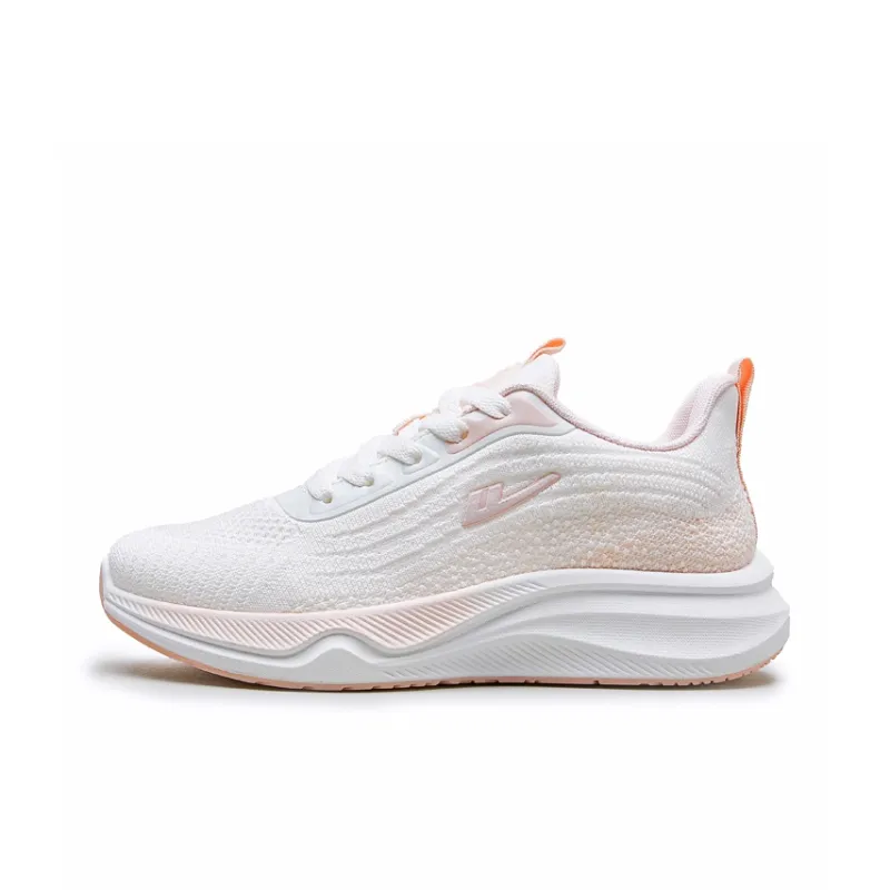 Warrior Low Top Casual Running Shoes Women's White Pink Red-0