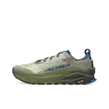 Altra Anti Slip Wear Resistant Low Top Trail Running Shoes Unisex Beige Green