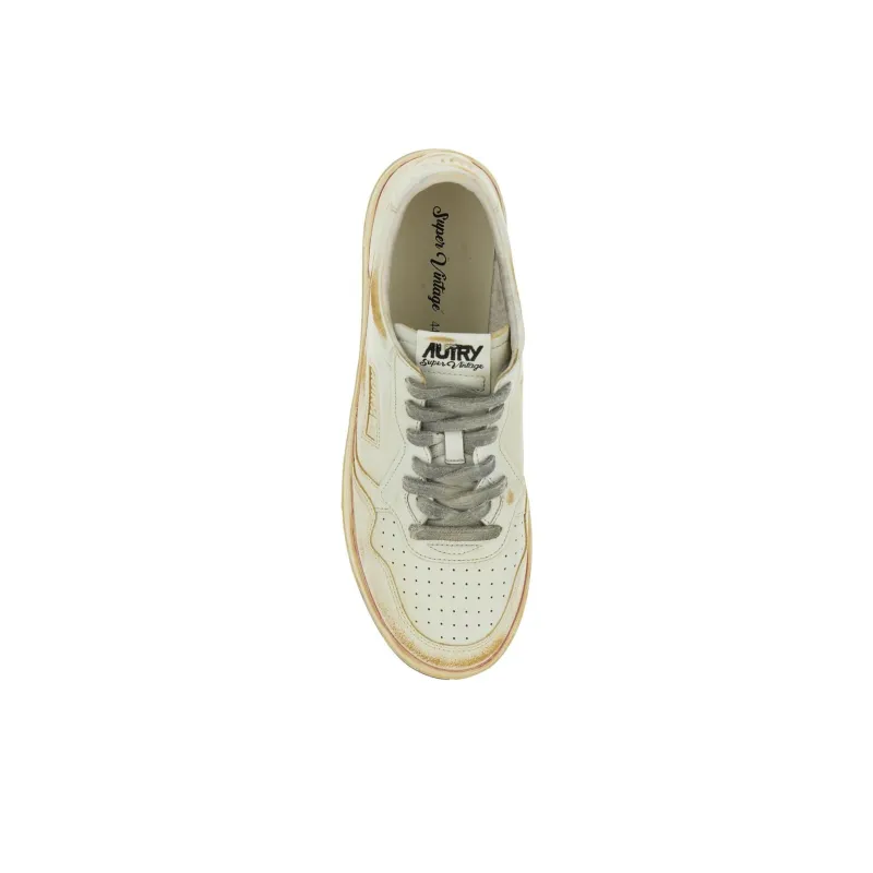 AUTRY Super Vintage Skateboard Shoes Men's Beige-4