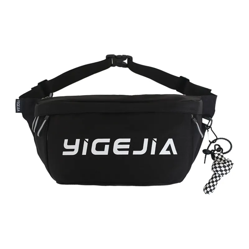 OURFUN Oxford Sling Bag Regular Unisex Dark Gray/Black/Red/Neon Green/Pink-2