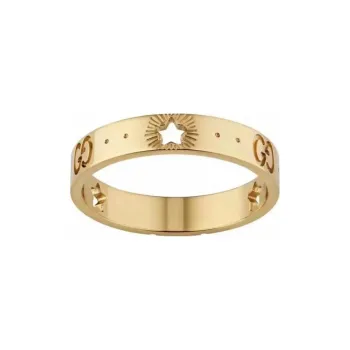 GUCCI 18K Gold Rings Unisex Gold