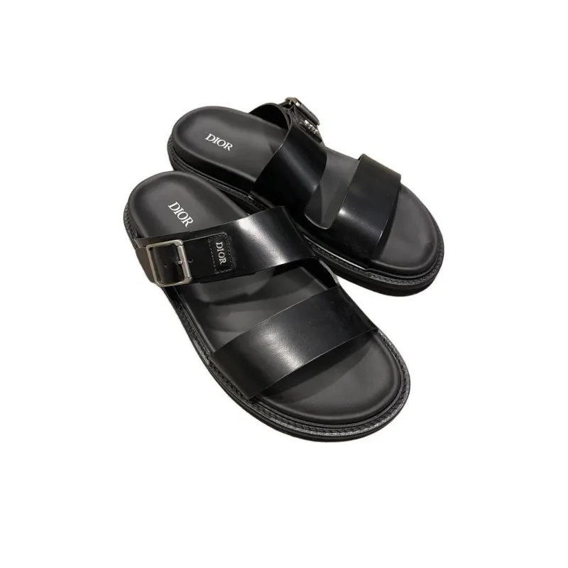 DIOR Aqua Sandal 'Black'-2