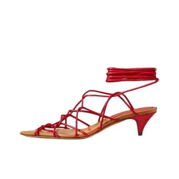 KHAITE The Arden Pointed Toe Heeled Sandals Women's