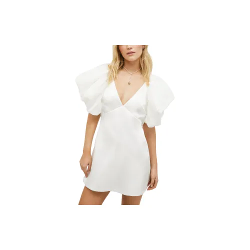 NASTY GAL Short-Sleeved Dresses Women's White