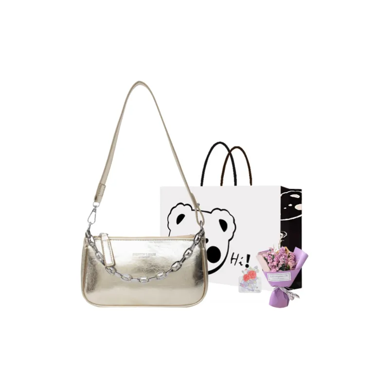 NX DOUGHNUT PU Handbag, Shoulder Bag Women's Silver, Dazzling Color, Silver, Black, Pink, Gold-46