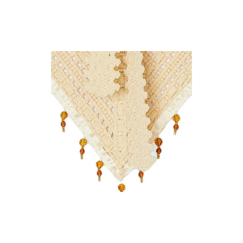 Sandro Viscose Polyamide Glass Acrylonitrile-Butadiene-Styrene ABS Headwraps Women's Beige-2