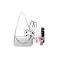 Silver+Exclusive Shopping Bag+Greeting Card+Dried Flower