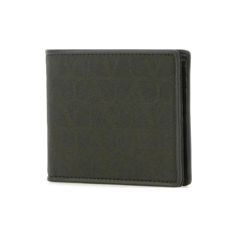 Valentino Toile Iconographe Logo Jacquard Bi Fold Wallet-1