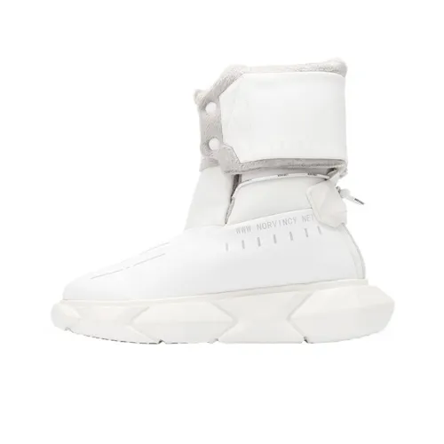 NORVINCY Snow Boots Unisex White