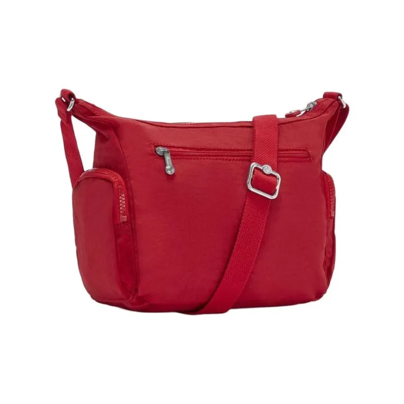 Kipling Recycled Polyamide Crossbody Bag, Shoulder Bag Women's Red-2