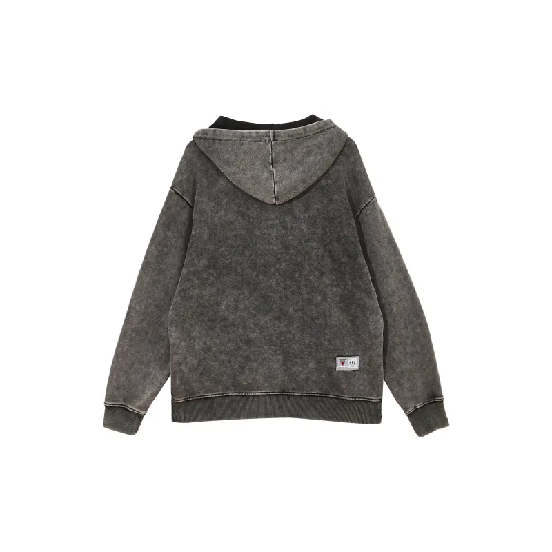 JACK JONES· x NBA Heavyweight Sweatshirt Unisex Black Sandy-1