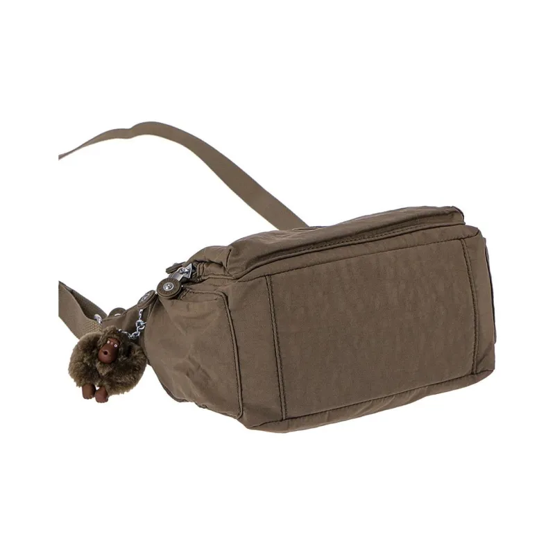Kipling Recycled Polyamide Crossbody Bag, Shoulder Bag Women's Brown-2