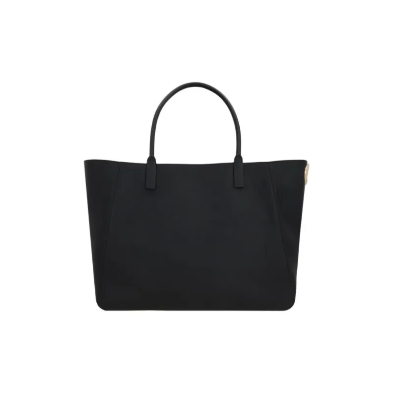 Valentino VlogoGARAVANI Calfskin Handbag Large Size Women's Black-2
