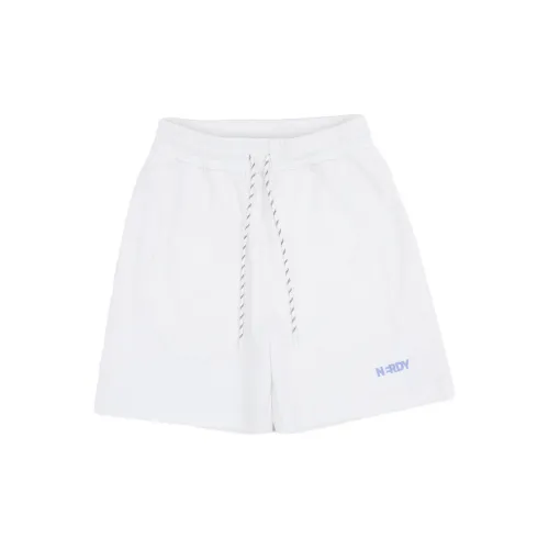 Nerdy Casual Shorts Unisex Cream