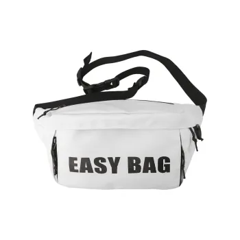 OURFUN Nylon Fabric Sling Bag Unisex White/Black/Green/Blue