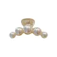 Extra Large Transparent Pearl Claw Clip-9.5cm