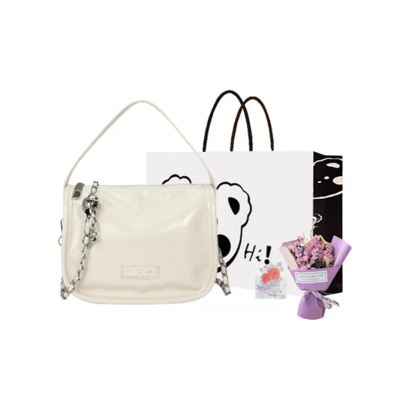 NX DOUGHNUT PU Handbag Regular Women's White-12