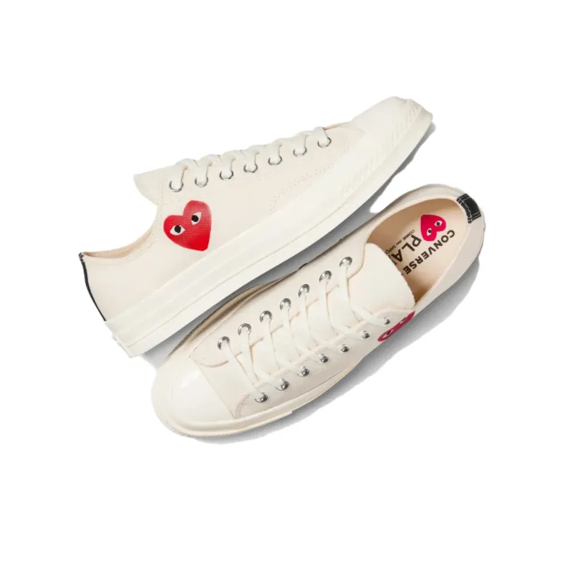 Converse Chuck Taylor All Star 70 Ox Comme Des Garcons Play Single Heart Milk-3