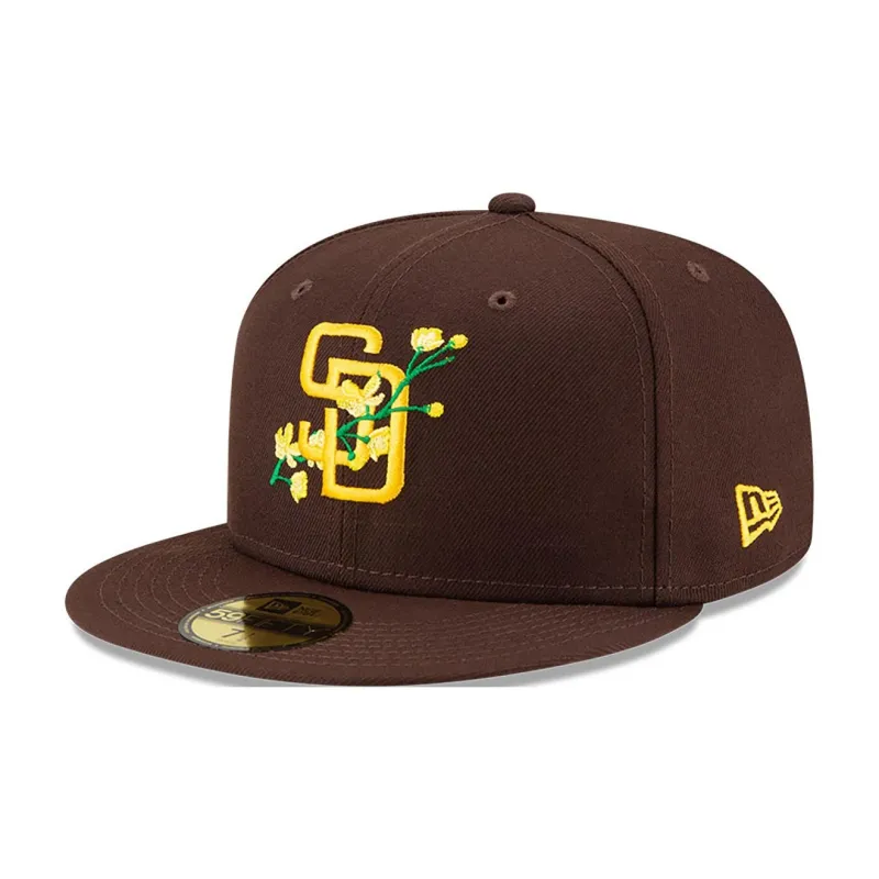New Era Polyester Baseball Caps Unisex Brown-0