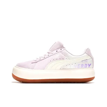 NERDY X ATMOS x PUMA Suede Anti Slip Wear Resistant Low Top Skateboard Shoes Women's Pink