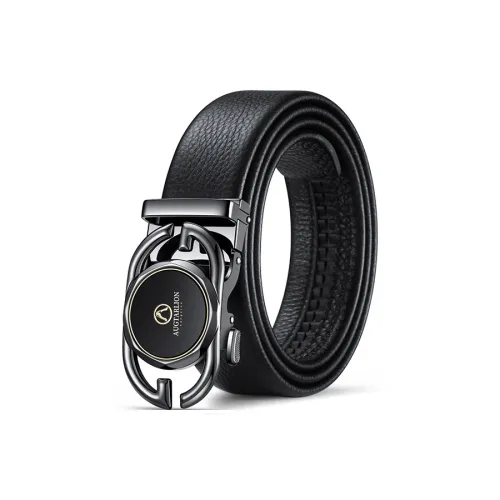 AUGTARLION High-End Luxury Automatic Buckle Cow Leather Leather Belts Men's Width: 3.5cm