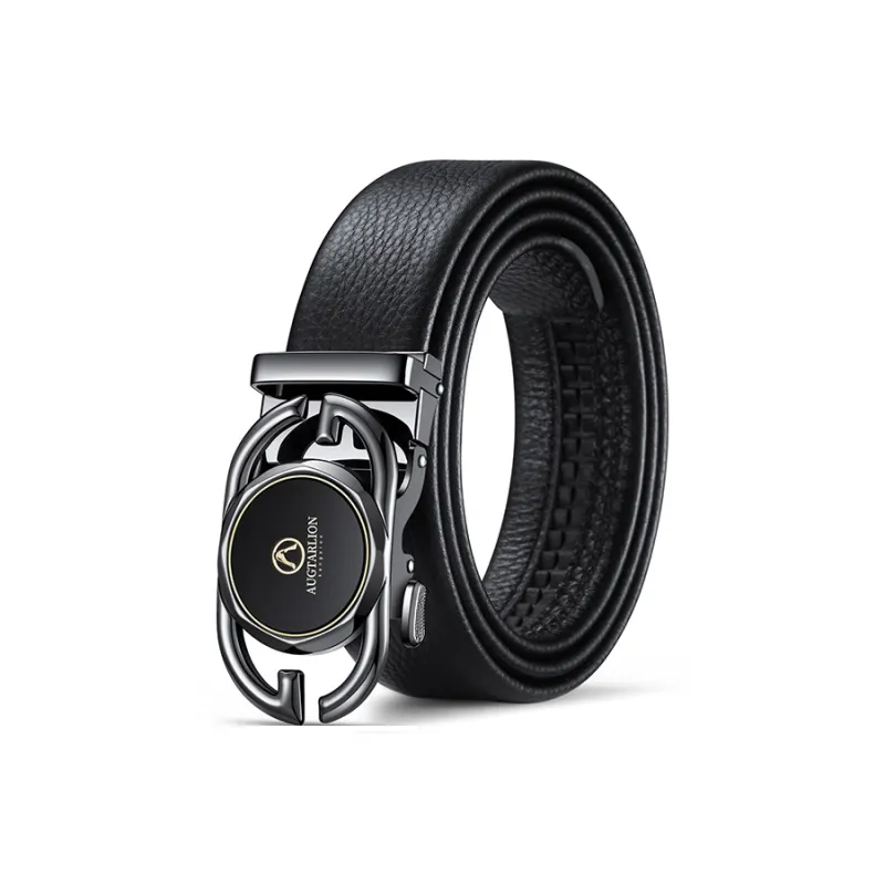 AUGTARLION High End Luxury Automatic Buckle Cow Leather Leather Belts Men's Width  3.5cm-0