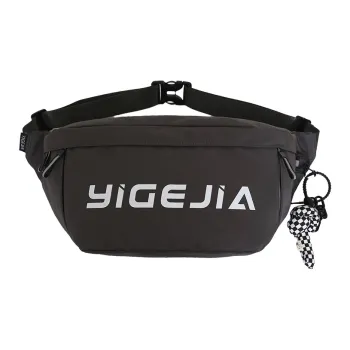 OURFUN Oxford Sling Bag Regular Unisex Dark Gray/Black/Red/Neon Green/Pink