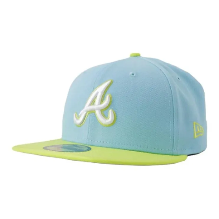 New Era Baseball Caps Unisex Cyber Green/Blue-0