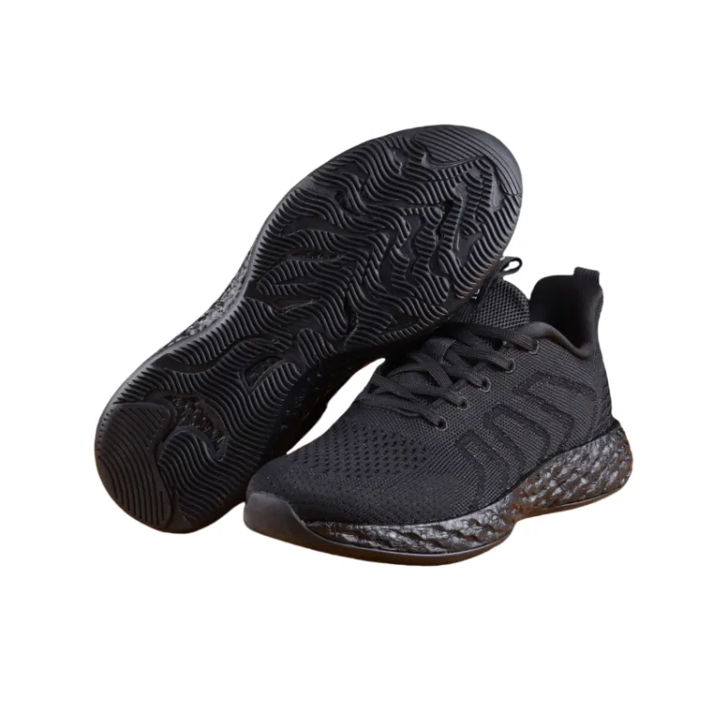 TREEPERI Running Shoes Unisex Low Top Black-6