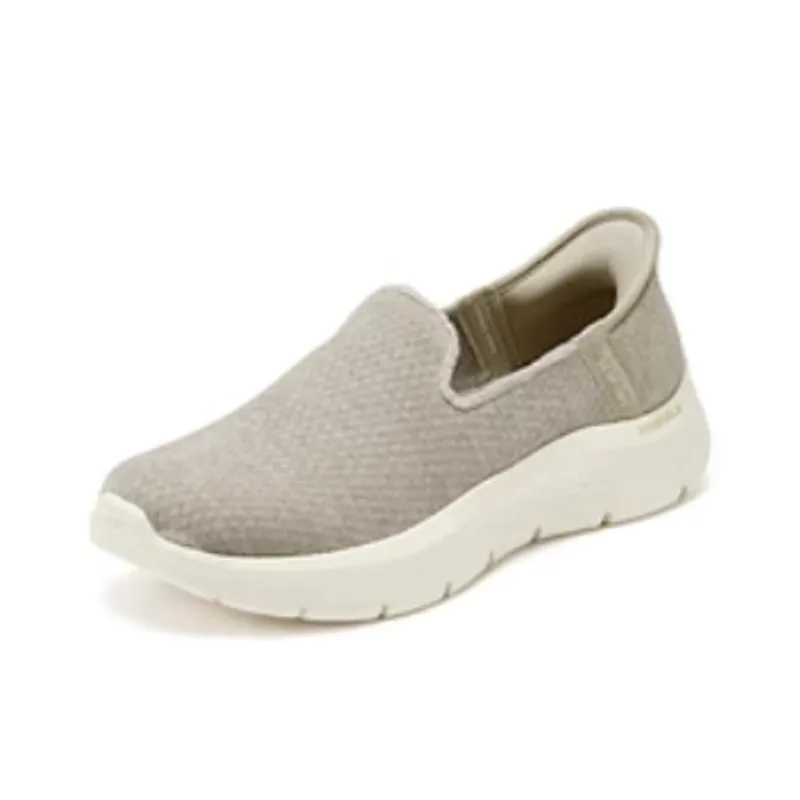 Skechers WOMEN'S GO WALK Breathable And Resilient Low Top Casual Shoes Women's Taupe-2