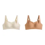 Milk White+Khaki/Set of 2