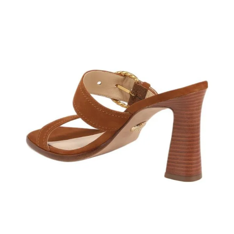 VERONICA BEARD Slide Slippers 7.5cm Women's Brown-4